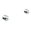 Emco Halterungen pro Paar Logo2, zu S4510/5710/12 chrom 200-5326