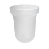 Emco Bürstenglas Barolo Ersatzglas zu S2215, Kristallglas satiniert 221500090