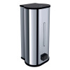 Emco Seifenspender System2 Wandmodell, Bedienung von unten, mechanisch, 800ml, chrom 352100104 