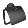 Emco Papierhalter Round mit Deckel schwarz arz 430013301  