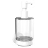 Emco Seifenspender Round Glasteil satiniert weiss 432113900  
