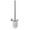 Emco Bürstengarnitur Rondo2 Glasteil satiniert, Stiel chrom 451500101 