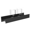 Emco Doppelglashalter Aura schwarz 852513400  