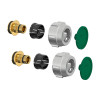 Flamco Klemmverschraubung-Set A3 20x2,5mm x G3/4i Eurokonus für Kunststoff- und Metallverbundrohre F11416