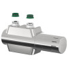 Flamco Ventilhahnblock Variodesign Einrohr mit Thermostat-Kopf TC-D1 und Blende, verchromt F12166