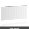 Kermi Heizkörper x-therm +e Profil horizontal Typ 21 H: 60 L: 100cm Anthrazit Metallic, ohne Stecker, 1500 Watt F1E21060100M301H4K