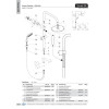 Ideal Standard Wandbefestigung für Brausestange A5686AA, chrom F960891AA