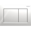 Geberit Omega30 Betätigungsplatte, für 2-Mengen-Spülauslösung hochglanz verchromt / mattverchromt 115.080.KH.1