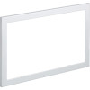 Geberit Sigma60 Abdeckrahmen für Betätigungsplatte verchromt gebürstet, Easy to clean 115.641.GH.1
