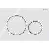 Geberit Sigma20 Betätigungsplatte, für 2-Mengen-Spülung weiß / weiß matt 115.882.11.1