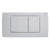 Geberit Twinline30 Betätigungsplatte, für 2-Mengen-Spülauslösung mattchrom-lackiert, easy-to-clean-besch 115.899.JQ.1