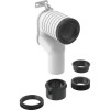 Geberit Set P-Anschlussbogen für Stand-WC weiß-alpin 131.081.11.1