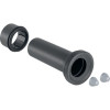 Geberit Set Anschlussstutzen für Wand-WC schwarz 131.084.16.1