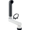 Geberit Set Versprungbogen für Wand-WC d90x110, grau 131.088.29.1