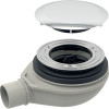 Geberit Duschwannenablauf d90 mit Ablaufdeckel Sperrwasserhöhe 30mm d40 PP 150.582.21.1