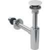 Geberit Waschbeckenablauf mit Siphon, DN32/40 Ventilabdeckung und Manschette, weiß 151.019.01.1