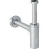 Geberit Tauchrohr-Geruchsverschluss für Waschbecken Abgang horizontal d40, 1 1/4, glanzverchromt 151.035.21.1
