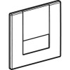 Geberit Tango Abdeckplatte mattverchromt 241.924.46.1