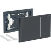 Geberit Sigma70 Betätigungsplatte, für 2-Mengen-Spülauslösung Glas schwarz 242.813.SJ.1