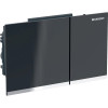 Geberit Omega60 Betätigungsplatte, für 2-Mengen-Spülauslösung Glas schwarz / hochglanz-verchromt 243.118.SJ.1