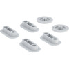 Geberit Set Puffer für WC-Sitz und WC-Deckel für Geberit AquaClean Sela/Alba 244.304.00.1