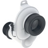 Geberit Geruchsverschluss mit Sensor Abgang horizontal d50, Kabel schwarz 244.921.00.1