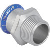 Geberit Mapress Edelstahl Übergang mit AG d76,1-R2 1/2 31713