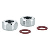 Grohe Anschlussmutter 2 Stück chrom, 1/2''x14,5 1290200M