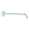 Grohe Rainshower Brausearm Metall chrom, eckige Rosette, Ausladung 422mm 26145000