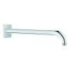 Grohe Rainshower Brausearm modern chrom, eckige Rosette, Ausladung 286mm 27488000