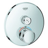 Grohe Thermostat Grohtherm SmartControl chrom 29118 Fertigmontage-Set rund 1 Absperrventil 29118000