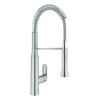 Grohe K7 Medium Einhebel-Spültischbatterie supersteel mit Profibrause, Ausladung 234mm 31379DC0