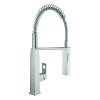 Grohe Eurocube Einhebel-Spültischbatterie supersteel mit Profibrause, Ausladung 234mm 31395DC0