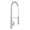 Grohe K7 Einhebel-Spültischbatterie supersteel, DN15 Profibrause, Ausladung 234mm 32950DC0