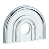 Grohe Rosette Chiara B:235 H:181 für Einhandmischer Fertigset Brause chrom/mattchrom 47459IP0