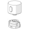 Hansa Mengen-Einstell-Griff chrom 1018477V