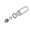 Hansa Brausearm ohne Kopfbrause HANSADESIGNO chrom 59913722