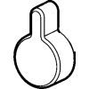 Hansa Umstellknopf chrom 59914541