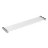 HEWI Ablage, Edelstahl, verchromt, Ablagefläche aus ESG-Glas (4mm), satiniert, 900Q03.00740