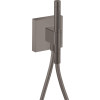 Hansgrohe AXOR Starck Portereinheit 120/120 mit Stabhandbrause 2jet und Brauseschlauch, Brushed Black Chrome 12626340