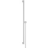 Hansgrohe Unica Brausestange S Puro 900mm mit Easy Slide Handbrausehalter und Isiflex Brauseschlauch 1600mm, Mattweiß 24405700
