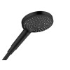 Hansgrohe Handbrause 120 3 jet EcoSmart Axor mattschwarz 26051670