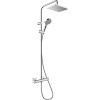 Hansgrohe Showerpipe 230 1 jet Vernis Shape EcoSmart chrom mit Brausethermostat 26097000