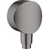 Hansgrohe Schlauchanschluss DN15 Fixfit S mit Rückflussverhinderer brushed black chrom 26453340