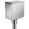 Hansgrohe Schlauchanschluss DN15 Fixfit Square mit Rückflussverhinderer chrom 26455000
