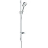 Hansgrohe Brauseset Raindance Select E 120 3jet mit Brausestange 900mm und Seifenschale, Chrom 26621000