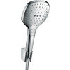 Hansgrohe Raindance Select E Brausehalterset 120 3jet mit Brauseschlauch 1250mm, Chrom 26700000