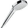 Hansgrohe Handbrause Croma Select E 1 jet EcoSmart 9 l/min weiss/chrom 26815400