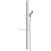 Hansgrohe Brausestange Unica E 900mm mit Isiflex Brauseschlauch 1600mm, Weiß/Chrom 27640400