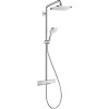 Hansgrohe Croma E Showerpipe 280 1jet EcoSmart mit Thermostat, Chrom 27660000